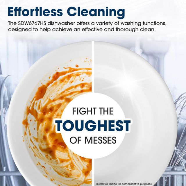 Sharp® 24" Stainless Steel Built In Dishwasher-5