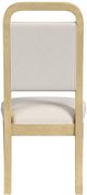 Elements International Ridgemont Natural/Off-White Upholstered Dining Side Chair-2