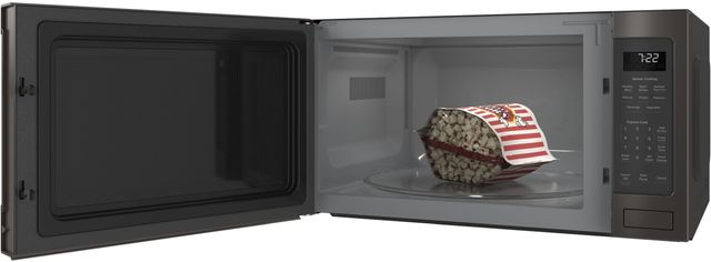 GE Profile™ 2.2 Cu. Ft. Black Stainless Steel Countertop Sensor Microwave-1