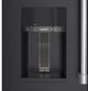 Café™ 36 in.  22.3 Cu. Ft. Matte Black Counter Depth French Door Refrigerator-4