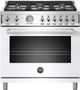 Bertazzoni Professional Series 36" White Pro Style Gas Range-0