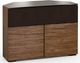Salamander Designs® Denver 329 CR Corner Cabinet-Textured Medium Walnut-0