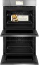 Café™ Minimal Series 30" Platinum Glass Built In Convection Double Electric Wall Oven-4