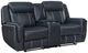 Homelegance® Littleton Blue Double Glider Power Reclining Loveseat-0