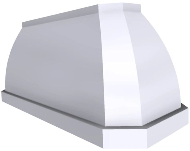 Vent-A-Hood® Designer Series 66" White Island Range Hood-3