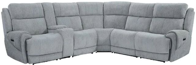 Parker House® Spencer 6-Piece Tide Pebble Reclining Sectional-0