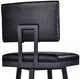 Armen Living Balboa Matte Black/Vintage Black 26” Counter Stool-2