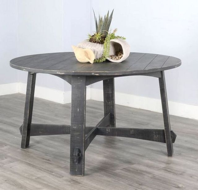 Sunny Designs™ Marina Black Sand 54" Round Dining Table-2