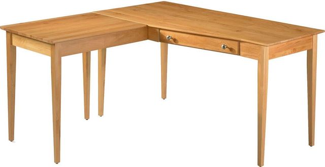 Archbold Furniture Customizable Wedge Desk with Return Left-1