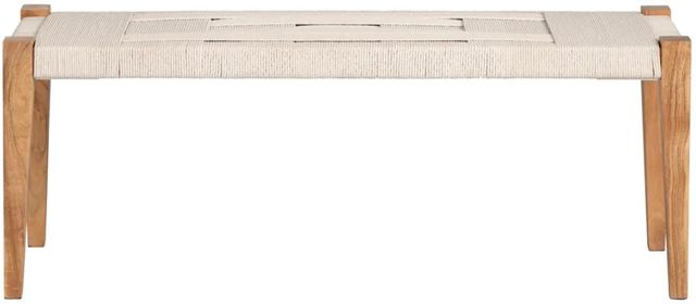Crestview Collection Biscayne Natural Accent Bench-1