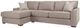 Decor-Rest® Furniture LTD 2786 2-Piece Left-Arm Facing Sectional and Chaise-0