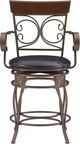 Powell® Bria Dark Bronze Big and Tall Counter Stool-1