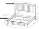 International Furniture Direct Pueblo White Eastern King Panel Bed-1