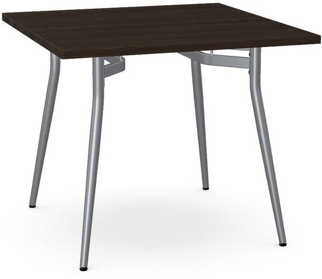 Amisco Customizable Alys 31" Square Table with Solid Ash Top-0