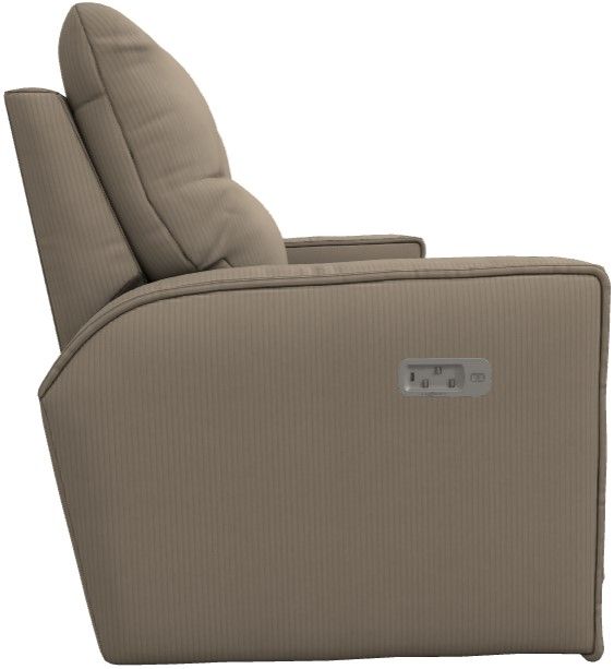 La-Z-Boy® Maddox Driftwood Power Reclining 2-Seat Sofa with Headrest and Lumbar-2