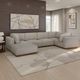 Legends Home Windsor Beige Ottoman-1