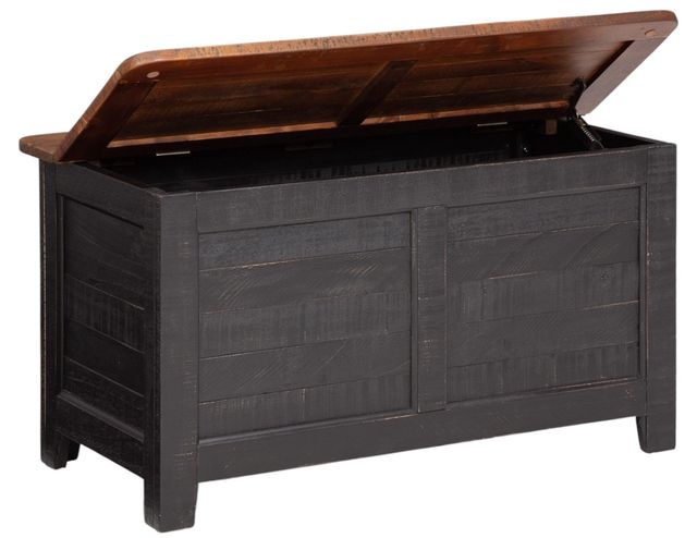Signature Design by Ashley® Dashbury Antique Black Storage Trunk-1