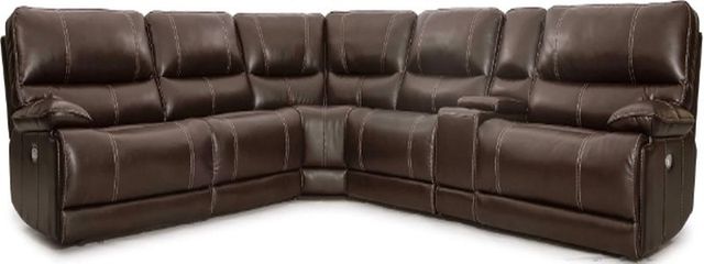 Parker House® Shelby 6-Piece Cabrera Cocoa Reclining Sectional-0
