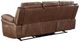 New Classic® Home Furnishings Ryland Brown Dual Power Reclining Sofa-4