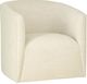 Craftmaster® Customizable CM Modern 35" Swivel Arm Chair-3