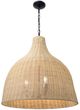 YHD Marama Rattan Beige 3-Lights Large Pendant Lighting-2