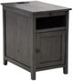 American Wholesale Furniture Claypool Gray Chairside Table-0