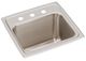 Elkay Lustertone® Lustrous Satin 17'' 3-Hole Single Bowl Drop-in Sink-0