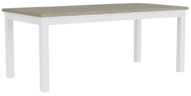Riverside Furniture Cora Cloud/Fog Rectangular Leg Dining Table-0