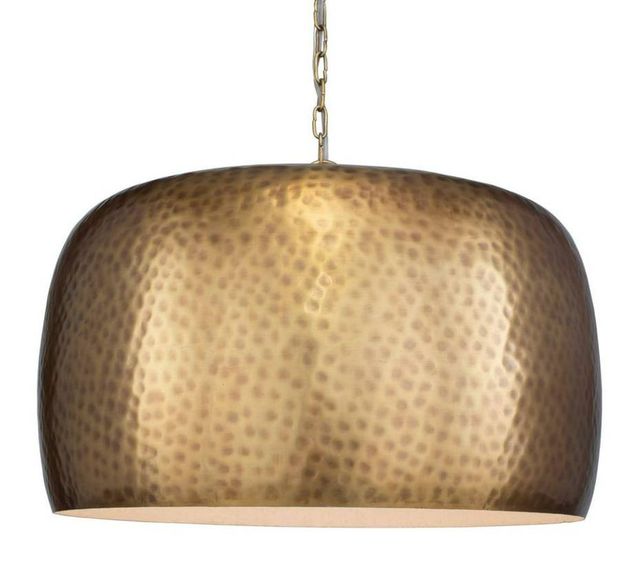 Uttermost® Lemont Antique Brass Pendant-3