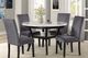 New Classic® Home Furnishings Celeste 5-Piece Espresso/Gray Dining Table Set-1
