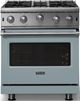 Viking® 5 Series 30" November Sky Pro Style Natural Gas Range-3