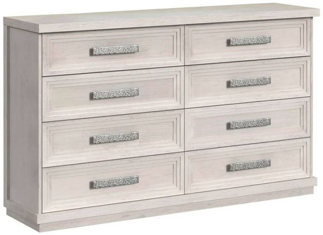 white dresser and nightstands WLIVE Wide 6-Drawer Modern Horizontal Wood Dresser Black