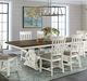 Intercon Drake French Oak Dining Table with Rustic Gray Base-1