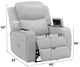 ACME Furniture Elonzo Light Gray Power Recliner with Power Headrest-2