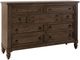 Liberty Furniture Americana Farmhouse 3-Piece Beige/Dusty Taupe King Panel Bedroom Set-4