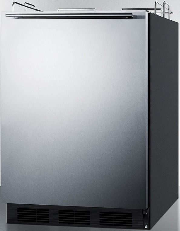 Summit® Commercial Series 5.5 Cu. Ft. Stainless Steel Beer Cooler/Kegerator-1