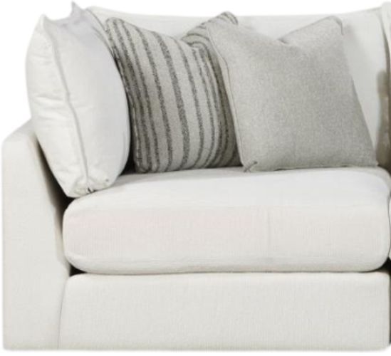 Fusion Furniture Claudia Natural 5-Piece Right-Arm Facing Sectional-1
