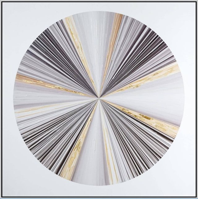 Classy Living Radiant Gold-Lined Sunburst Wall Art-0