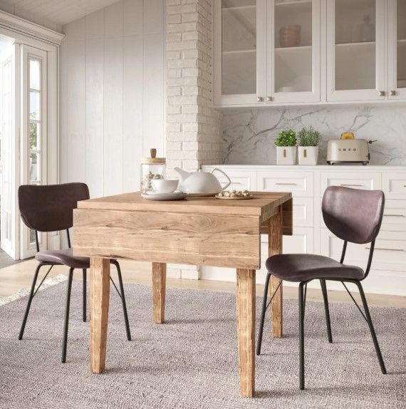 Jofran Inc. Owen Dark Brown Upholstered Dining Side Chair-1
