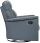 Homelegance® Bristow Blue/Gray Manual Swivel Glider Recliner-4