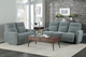 Mazin Furniture Edition Dove Grey Power Reclining Loveseat-4