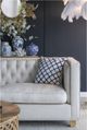 A & B Home Moorish Blue/White Throw Pillow-3