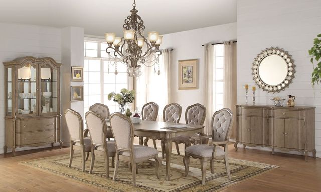 ACME Furniture Chelmsford Antique Taupe Dining Table-1