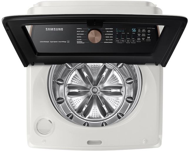 Samsung 7300 Series 6.3 Cu. Ft. Ivory Top Load Washer-1