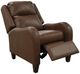 England Furniture Customizable Aiden Leather Manual Recliner-1