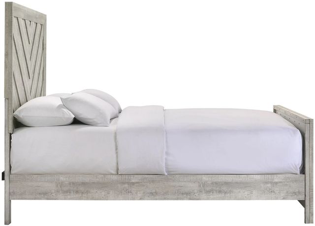 Elements International Ellen Ash White Full Panel Bed-2