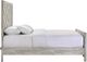 Elements International Ellen Ash White Full Panel Bed-2