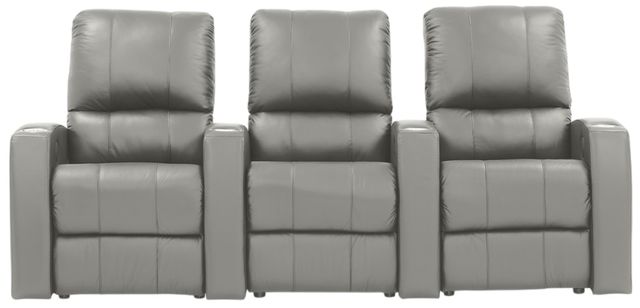 Palliser® Furniture Customizable Pacifico 3-Seat Manual Reclining Straight Home Theater Seating-1