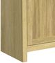 Elements International Ridgemont Natural 82" TV Console with Fireplace Insert-5