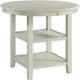 Elements International Amherst White Counter Dining Table-0
